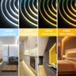 BTF-LIGHTING FCOB COB LED Strip Flexible High Density Uniform Light 9W/m 16.4FT ... - Image 4