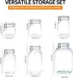 4 Pack 34oz Food Storage Jars with Airtight Lids, Preserving Seal Wire Clip Fast... - Image 6
