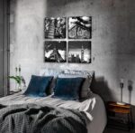 JiazuGo Black and White Building Wall Art for Living Room Contemporary European ... - Image 6