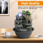 BEAMNOVA Tabletop Fountain,Relaxation Water Feature Feng Shui Indoor Fountain of... - Image 4