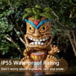 Outdoor Tiki Statue Decoration-Solar Power Light Tiki Garden Statues-Tiki Bar De... - Image 5