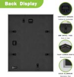 FrameWorks 11x14 Matted to 8x10 Picture Frame – Aluminum Frame w/Tempered Glass,... - Image 4
