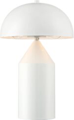 360 Lighting Felix Modern Cottage Accent Table Lamps 19" Tall Set of 2 White Tap... - Image 10