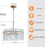 Shrine Lighting Drum Chandeliers, Modern Design, Perfect Pendant Light Fixture f... - Image 3