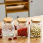 Vintage Glass Jar, 25.3 FL OZ Food Storage Container, Square Glass Jar with Lid,... - Image 5