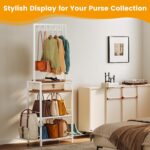 Homeiju Tall Purse Organizer for Closet, Vertical Handbag Organizer, No Scratch ... - Image 6