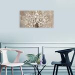 arteWOODS Flower Canvas Wall Art for Living Room Plum Blossom Pictures for Bedro... - Image 5