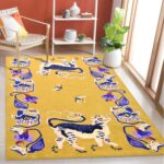 Handmade Flower & Fauna Wool Rug | Traditional Persian Design with Modern Twist ... - Image 3