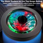 VOREEN Handblown Glass Tabletop Fountain - Art Glass Indoor Fountain with Color-... - Image 7