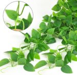 CEWOR 4pcs Artificial Hanging Plants 2.9ft Fake Ivy Vine Fake Ivy Leaves for Wed... - Image 4