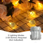 LED Moroccan Fairy Lights - 40 Indoor/Outdoor Battery Operated String Lights wit... - Image 4