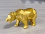 SMRTHMRT Abstract Geometric Sculptures,Creative Animals/Bear Statues Collectible... - Image 3
