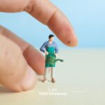 Gardener Set,1:64 Scale, 1PC, Miniature People, Miniature Models, Suitable for D... - Image 4