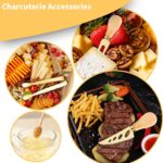 49Pcs Gold Charcuterie Boards Accessories Mini Charcuterie Utensils Cheese Butte... - Image 6