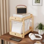 Bamboo Wood Under Sink Organizer 1 Pack, Pull Out Cabinet Organizer 2 Tier Under... - Image 8