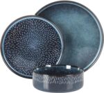 Gibson Elite 12 Piece Matisse Moderna Stoneware Reactive Glaze Plates and Bowls ... - Image 5