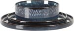Gibson Elite 12 Piece Matisse Moderna Stoneware Reactive Glaze Plates and Bowls ... - Image 6
