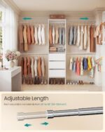 SONGMICS Closet System, Customizable Walk-In Closet Organizer System with Adjust... - Image 4