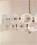 French Retro Design Brown Glass Lamp Living Room Lamp American Minimalist Bedroo... - Image 7