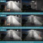 Solar Flood Lights Outdoor- 2800LM 200LED Solar Motion Sensor Lights, 3 Heads & ... - Image 3