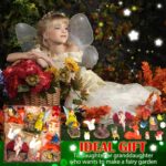 Wenqik 26 Pcs Miniature Fairy Figurines Mini Garden Accessories Tiny Fairies Fig... - Image 4