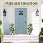 Suntee 2 Pack Artificial Fiddle Leaf Fig Tree, 30" Ficus Lyrata Fake Plants with... - Image 7