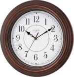 La Crosse Technology 404-2630W 12 Inch Evelyn Quartz Wall Clock with Silent Move... - Image 3