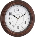 La Crosse Technology 404-2630W 12 Inch Evelyn Quartz Wall Clock with Silent Move... - Image 4