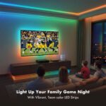 MFWW 66FT Strip Lights, Smart IC RGB LED Lights Multiple Colors on One Line, App... - Image 5