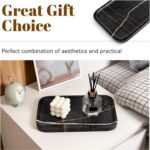 Koville Marble Tray, 12"x8" Natural Marble Vanity Tray for Countertop Bathroom K... - Image 6