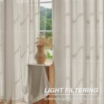Extra Long Linen Sheer Beige Curtains 204 Inch Length for Tall Windows High Ceil... - Image 5