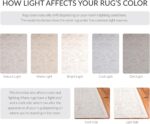 SAFAVIEH Area Rug 10x14 - Reflection Collection - Large - Cream & Ivory, Non-She... - Image 9