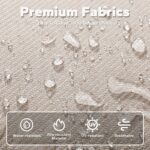 Outdoor Aluminum Furniture, Patio Chairs with 6" Thick Removable Cushions, All-W... - Image 6