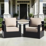 Outdoor Aluminum Furniture, Patio Chairs with 6" Thick Removable Cushions, All-W... - Image 7