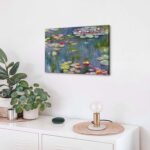 the stream design Water Lilies Canvas Wall Art: Claude Monet Famous Painting Pri... - Image 4