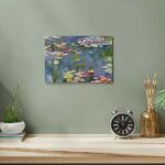 the stream design Water Lilies Canvas Wall Art: Claude Monet Famous Painting Pri... - Image 5