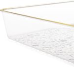 Cididu 4 Pack Clear Serving Trays, Deep Serving Platters Rectangle 12'' x 8'', D... - Image 4
