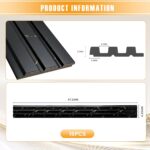 16 Pack Faux Marble Slat Wall Panels for Interior Wall Decor, Waterproof Lightwe... - Image 3
