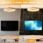16 Pack Faux Marble Slat Wall Panels for Interior Wall Decor, Waterproof Lightwe... - Image 5