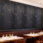 16 Pack Faux Marble Slat Wall Panels for Interior Wall Decor, Waterproof Lightwe... - Image 6