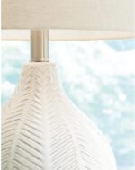 Signature Design by Ashley Rainermen Casual Ceramic Table Lamp, Transparent Whit... - Image 4