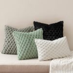 MIULEE White Faux Fur Decorative Throw Pillow Covers 18x18 Inch Set of 2 Super S... - Image 6