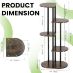 Tiered Plant Stand Indoor, Tall 5 Tier 6 Potted Wooden Plant Shelf for Multiple ... - Image 3