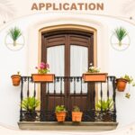M METERXITY 2 Set Plant Wall Decor, Hanging Planters with Artificial Aquatic Pla... - Image 6