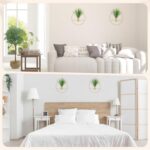 M METERXITY 2 Set Plant Wall Decor, Hanging Planters with Artificial Aquatic Pla... - Image 8