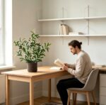 AlphaAcc 18 Inch Artificial Olive Branches Real Looking Potted Plant Fake Olive ... - Image 6