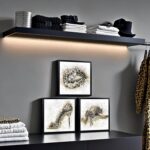 OuElegent Fashion Wall Art Set, 3 Piece Glam Glitter Canvas with Black Frame, Le... - Image 8
