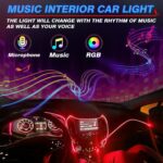 MICTUNING Car LED Interior Strip Light, 10 in 1 RGB Multicolor with 470 inches F... - Image 5