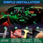 MICTUNING Car LED Interior Strip Light, 10 in 1 RGB Multicolor with 470 inches F... - Image 7