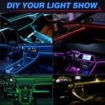 MICTUNING Car LED Interior Strip Light, 10 in 1 RGB Multicolor with 470 inches F... - Image 8